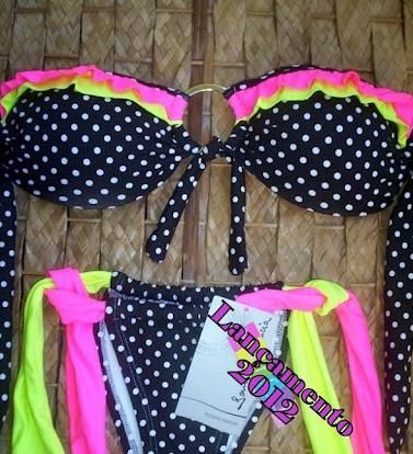 Biquíni Panicats Modelo Bolinhas com franja